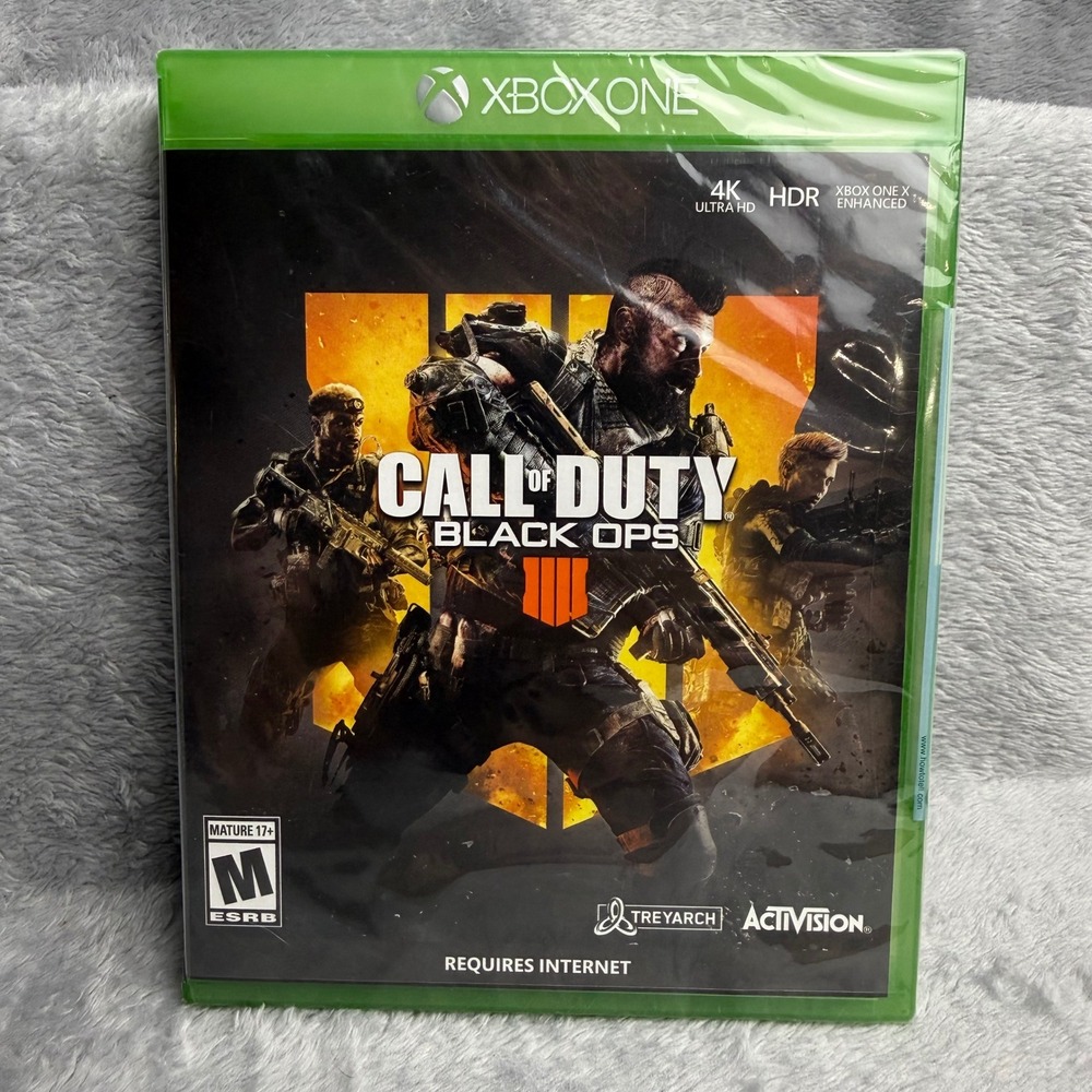 Call of Duty Black Ops 4 Xbox One Activision Video Game New Sealed 4K HDR